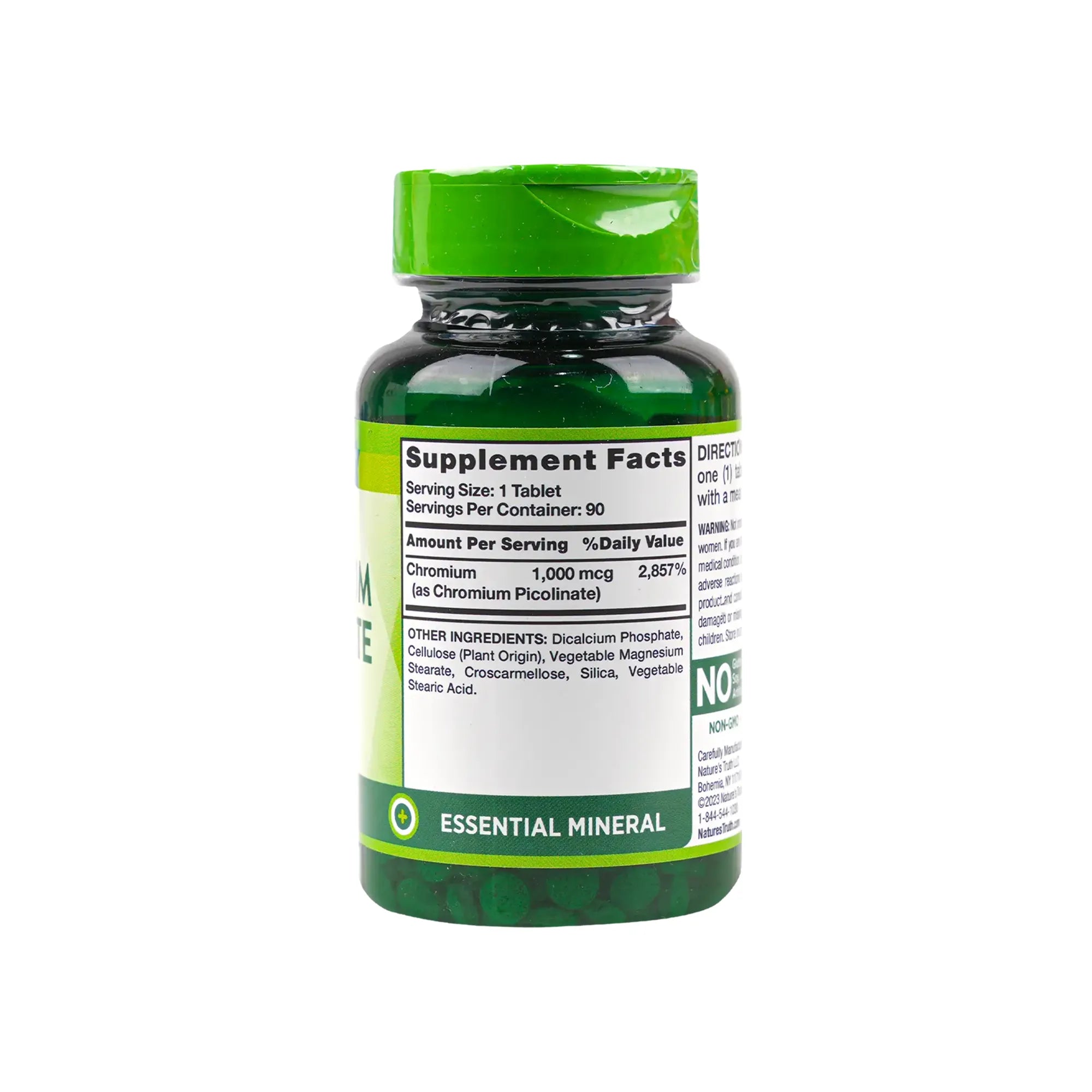 Nature's Truth Ultra Chromium Picolinate 1000 Mcg 90 Tablets