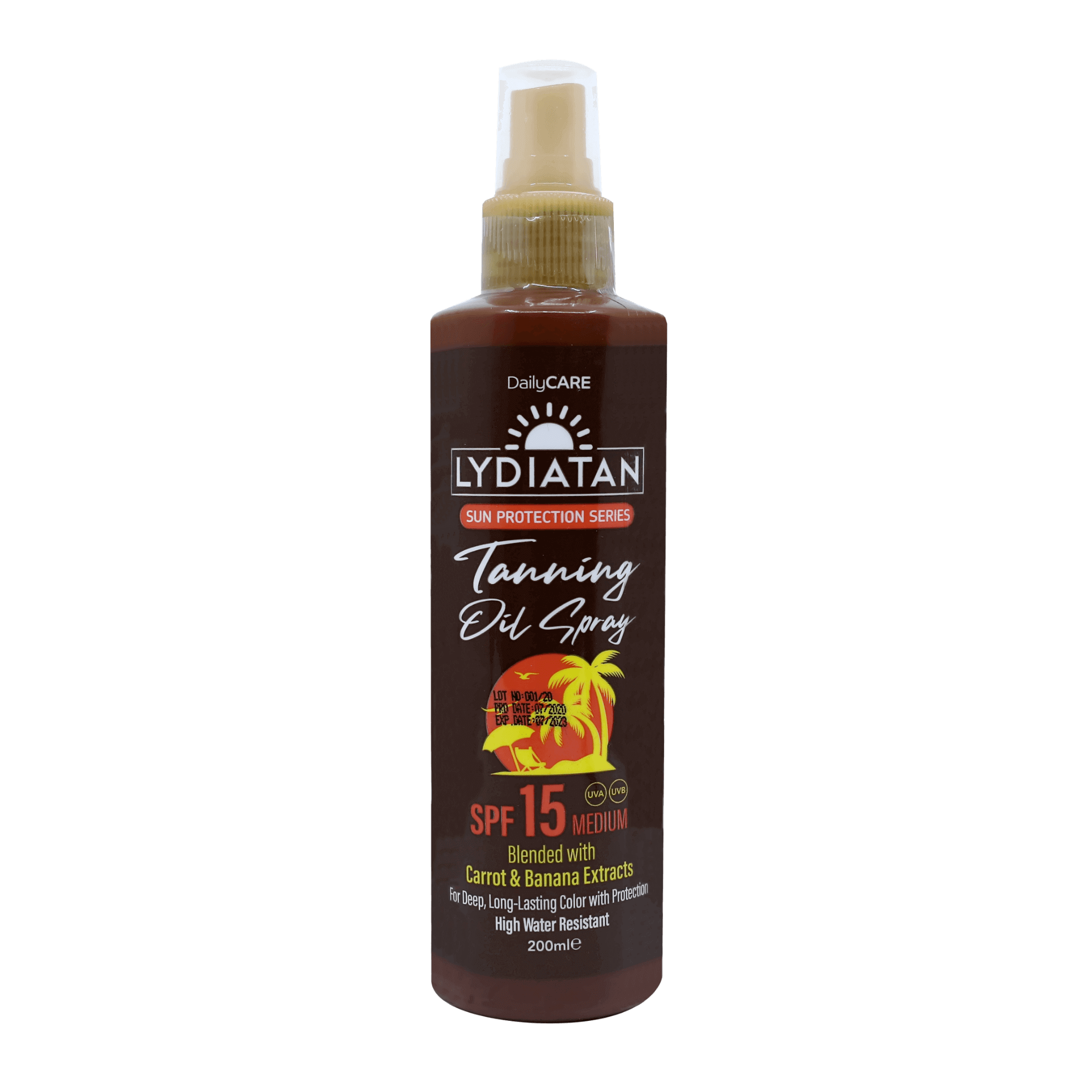 Daily Care Lydiatan Tanning Oil Spf 15 200 ML