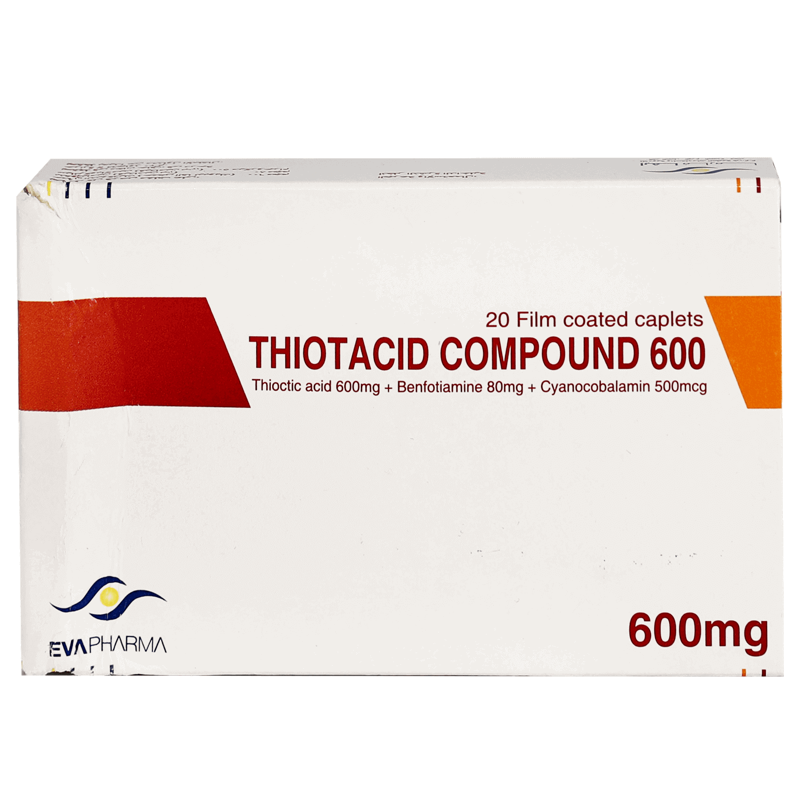 Thiotacid Compound 600 mg 20 Caplets