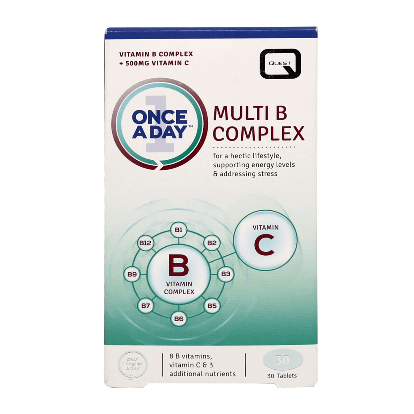 Quest Once A Day Multi B Complex Tabs 30'S