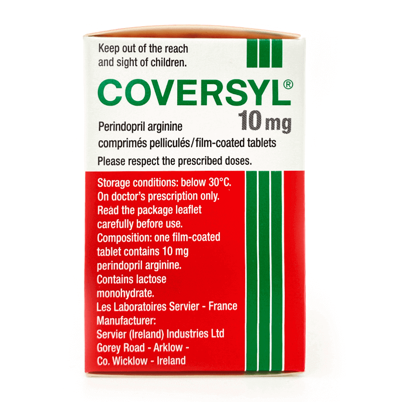 Coversyl 10Mg Tablets 30's