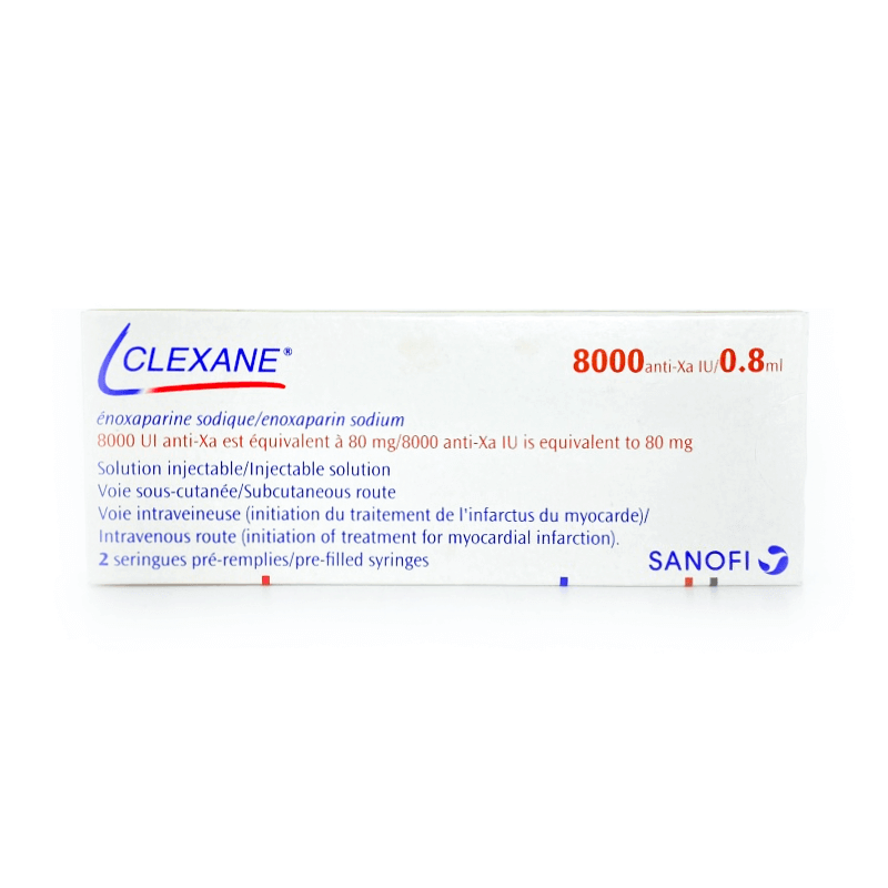 Clexane 8000 I.U. Injection 2's