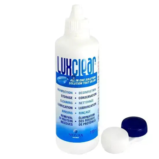 Lux Clear Contact Lenses Soln.100ml for clean lens
