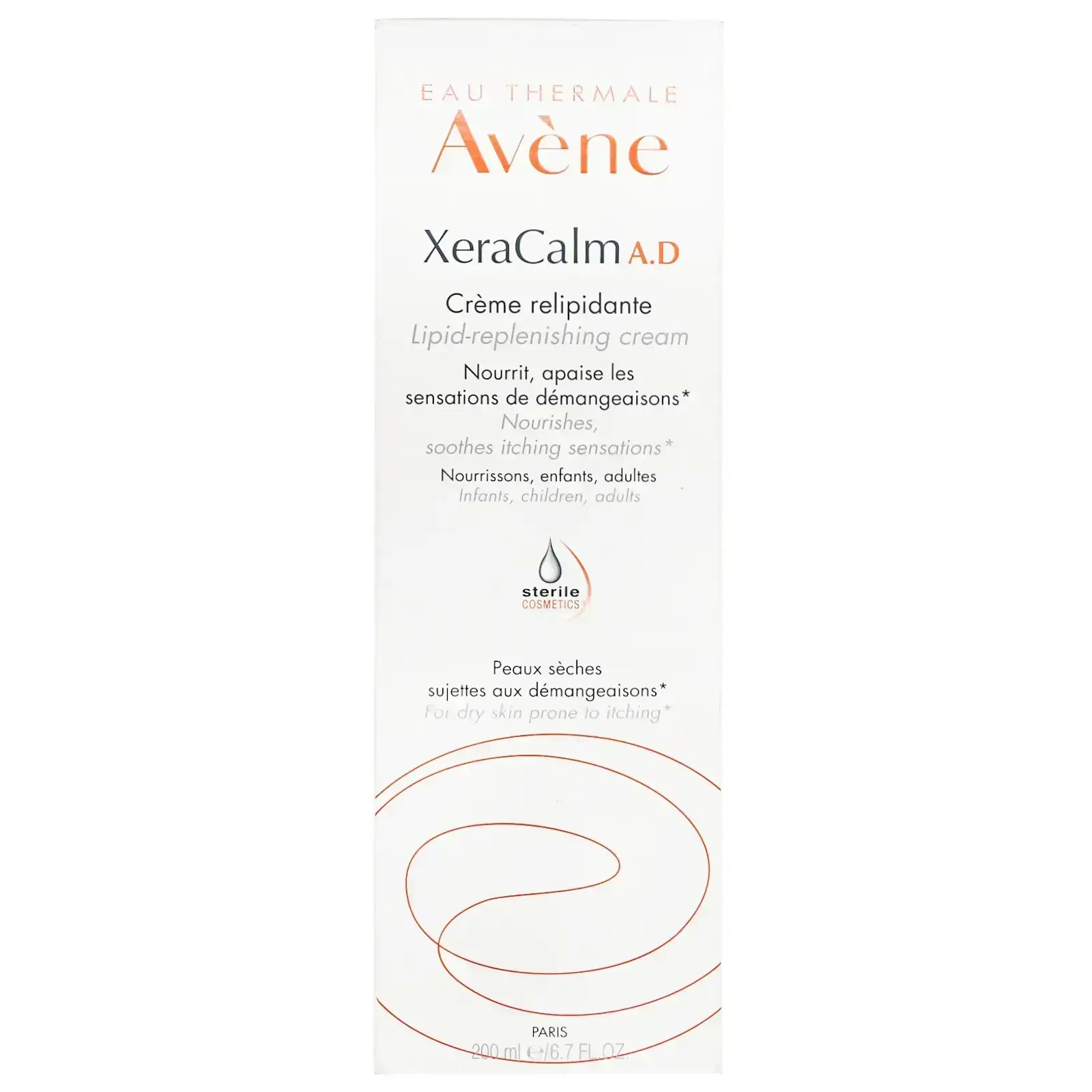Avene Xeracalm A.D Cream 200 ml for itchy skin