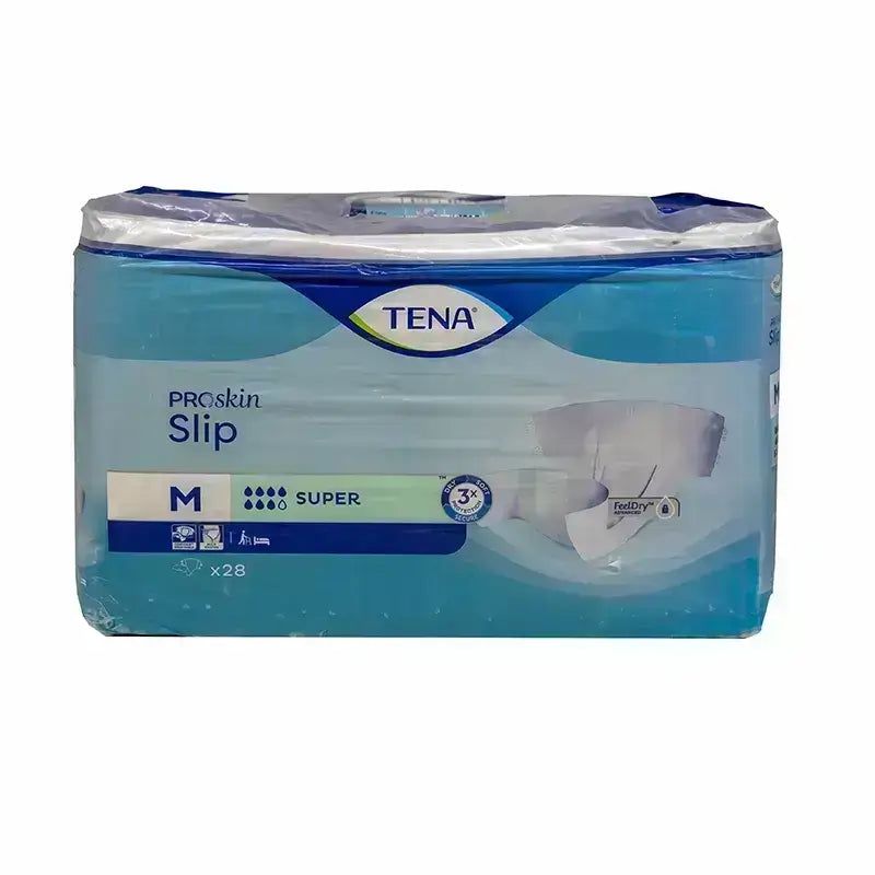Tena Proskin Slip Super M 28 Pcs – Aldawaeya Pharmacy