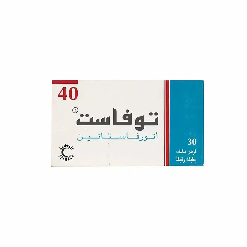 توفاست 40 مجم 30 قرص مغلف