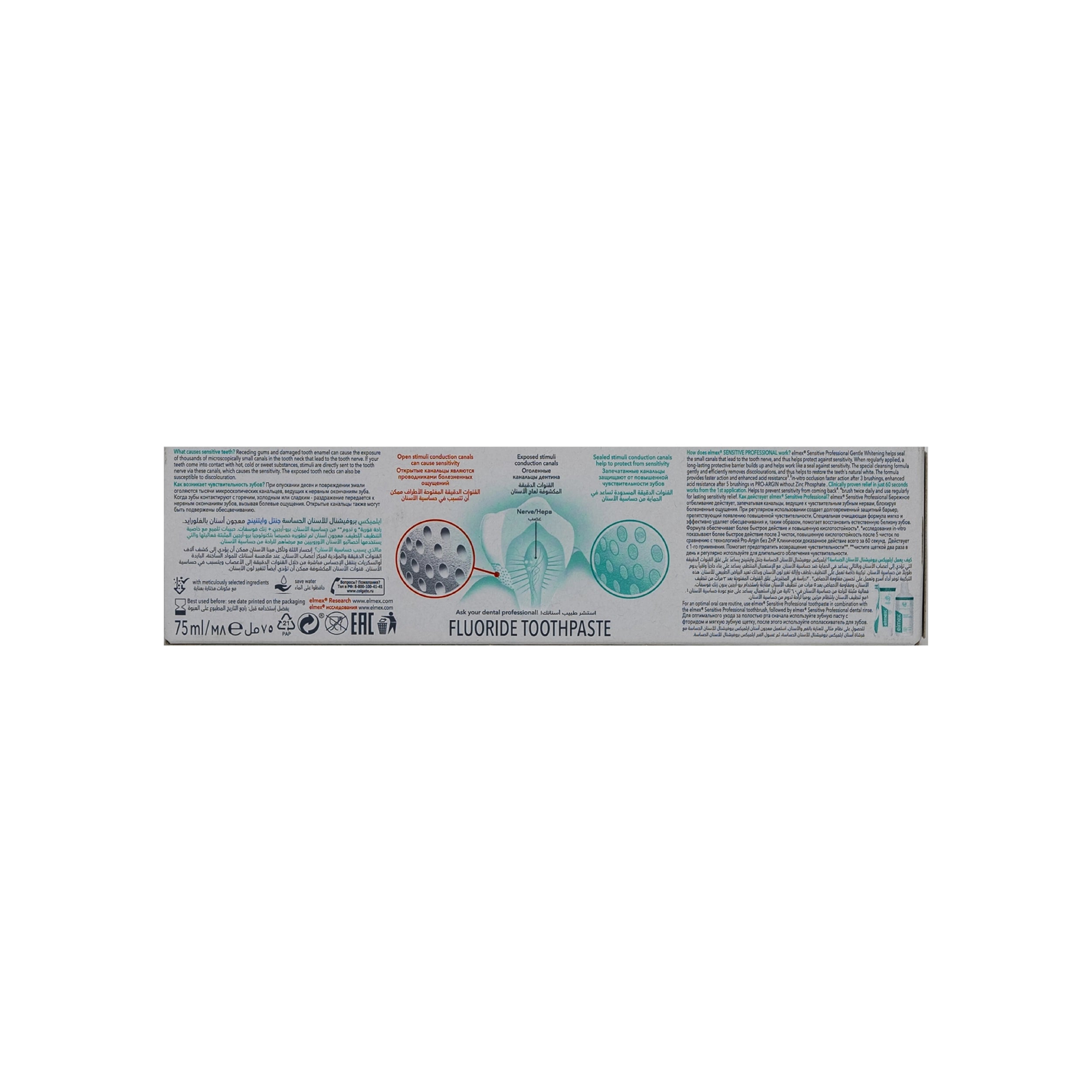 Elmex Sensitive Professional Gentle Whitening Toothpaste 75 ml