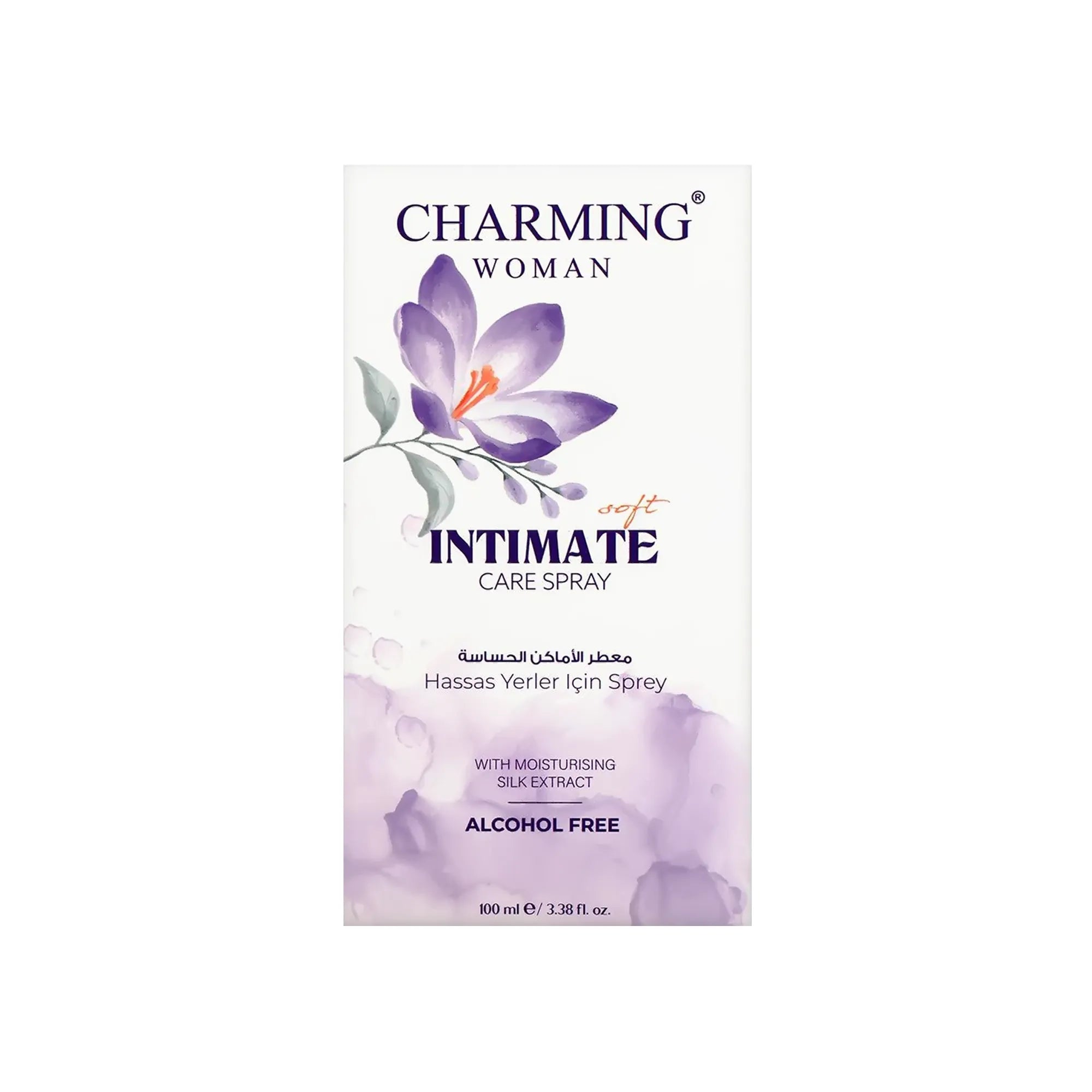 Charming Woman Soft Intimate Care Spray 100 ml - Purple