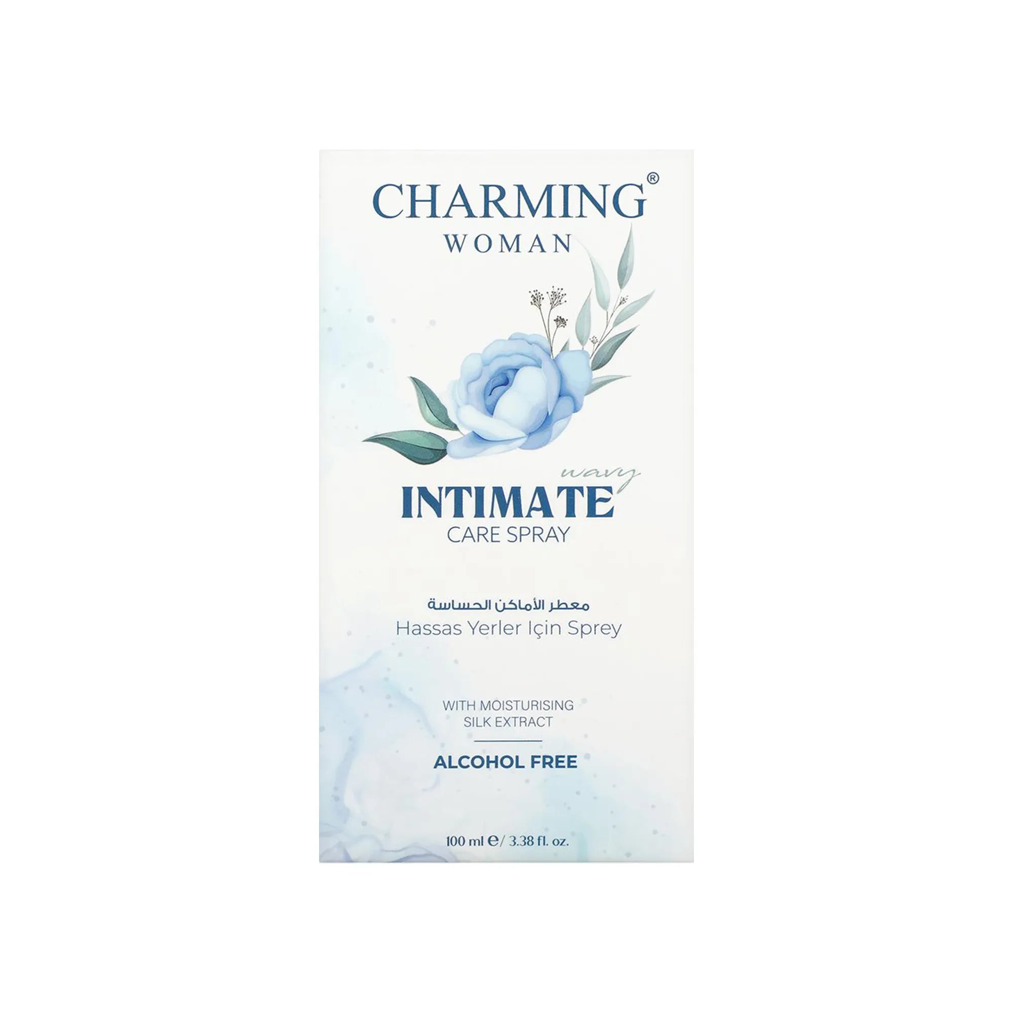 Charming Woman Wavy Intimate Care Spray 100 ml - Blue