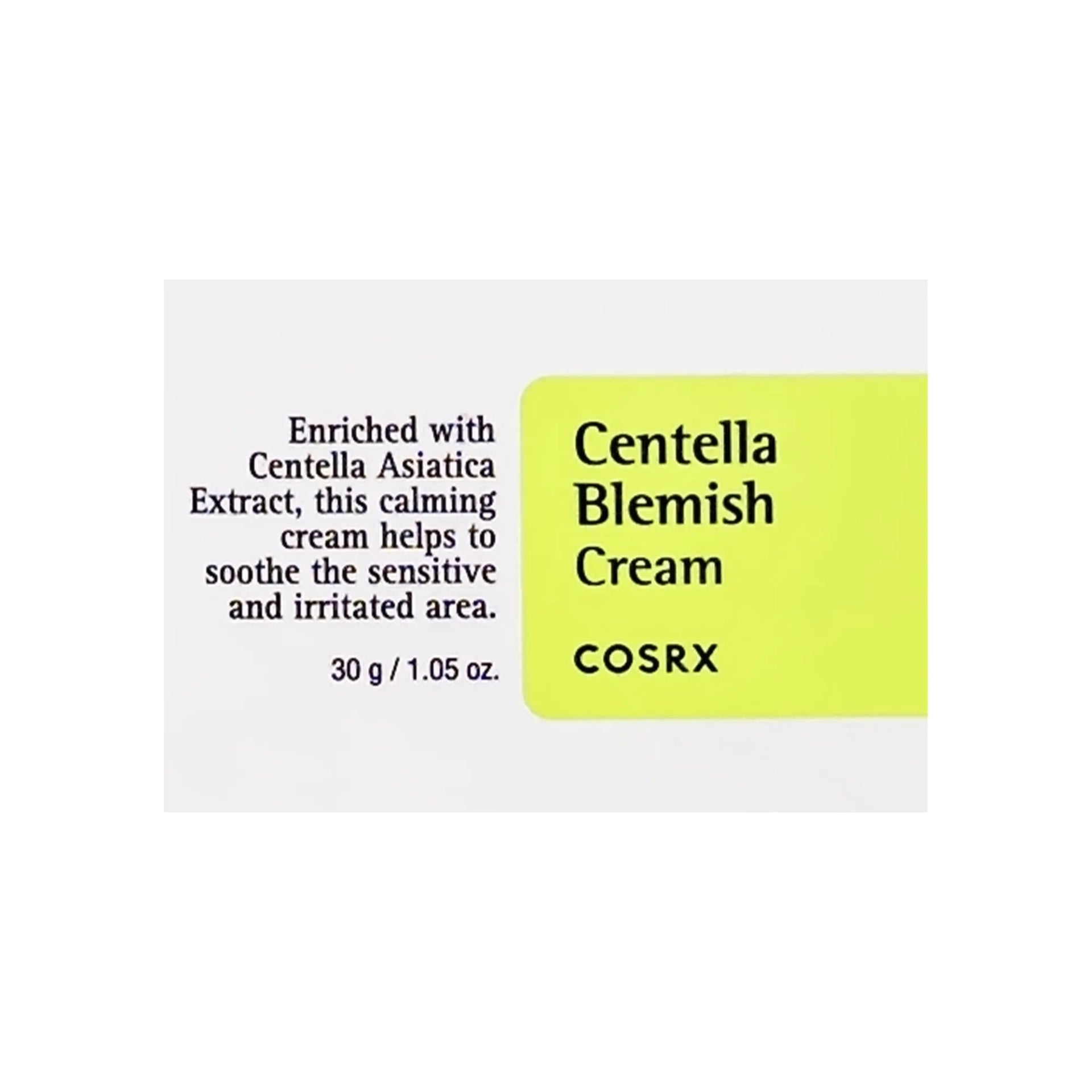 Cosrx Centella Blemish Cream 30g