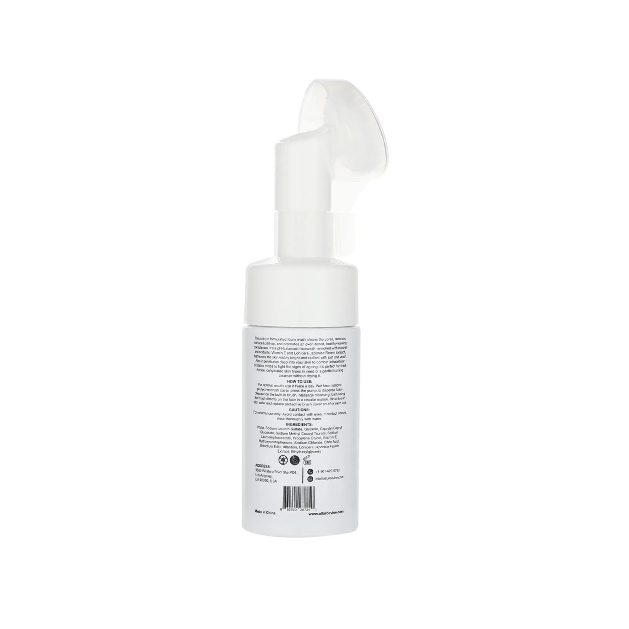Allurdevine Foaming Face Wash 100ml