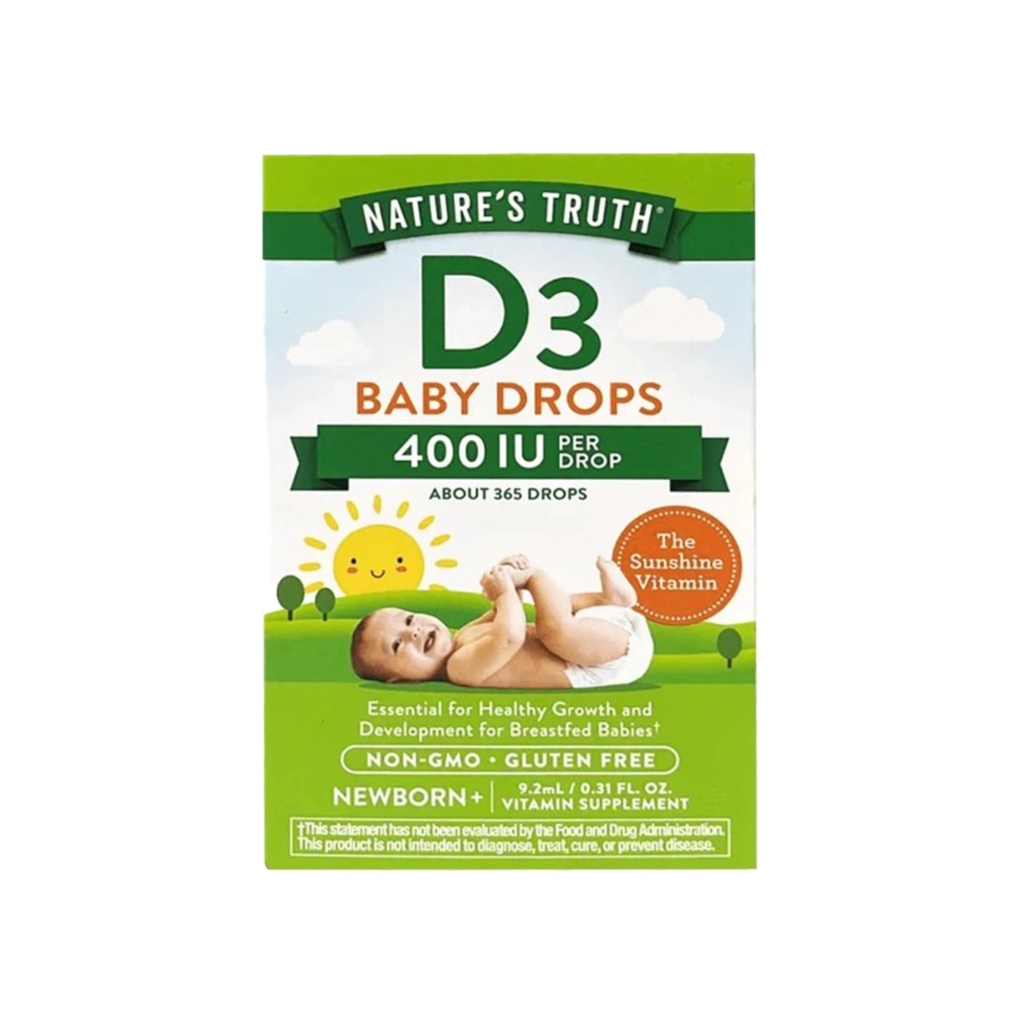 Nature's Truth D3 Baby Drops 400 IU 9.2ml
