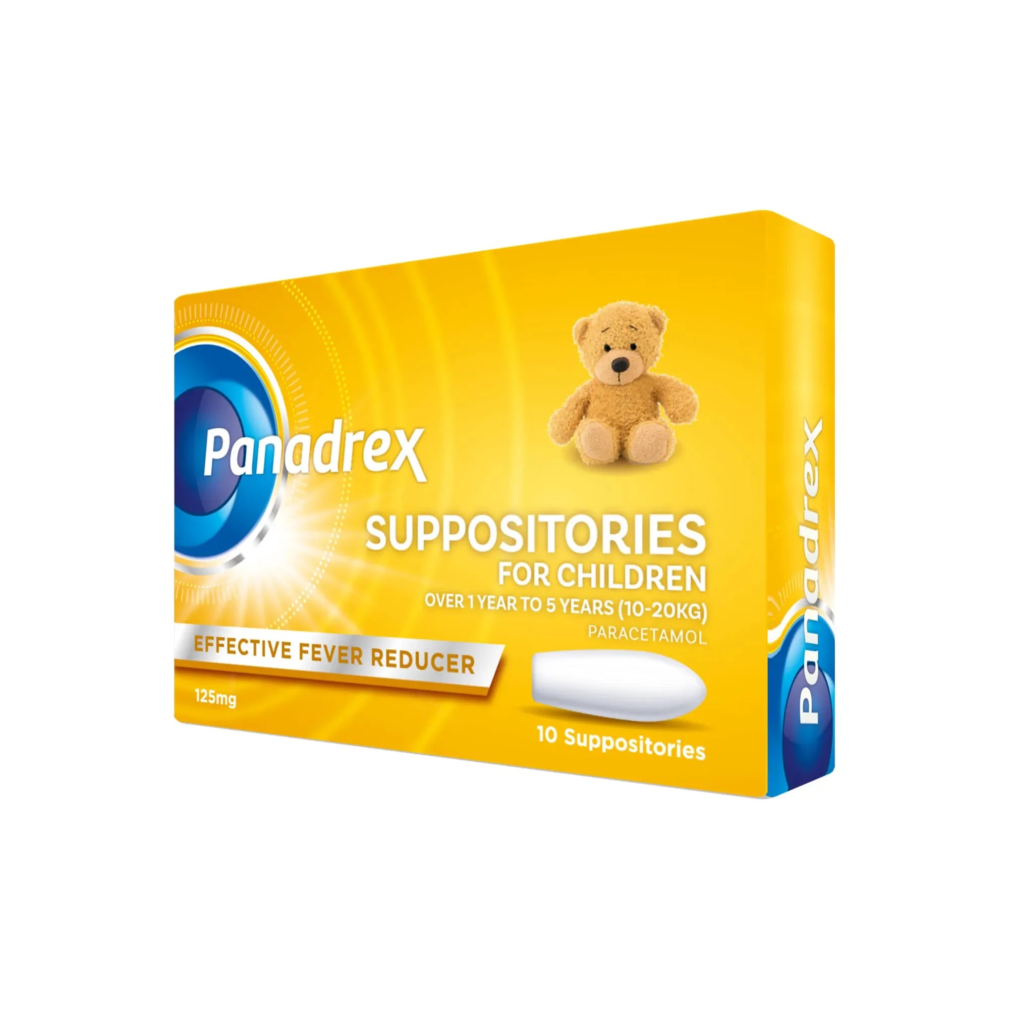 Panadrex 125 Suppositories 10 s