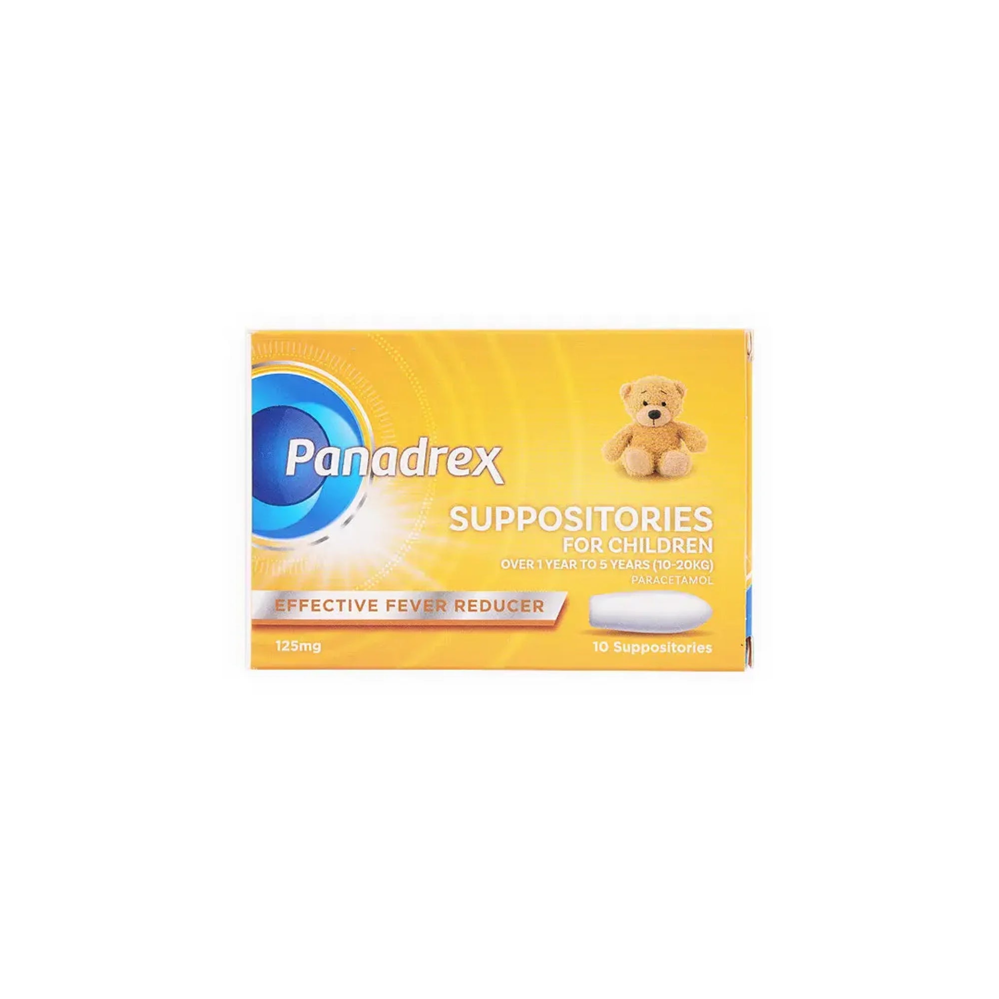 Panadrex 125 Suppositories 10 s