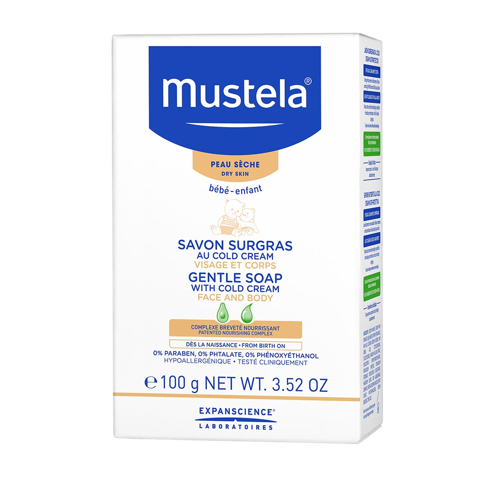 Mustela Soap With Cold Cream 100g