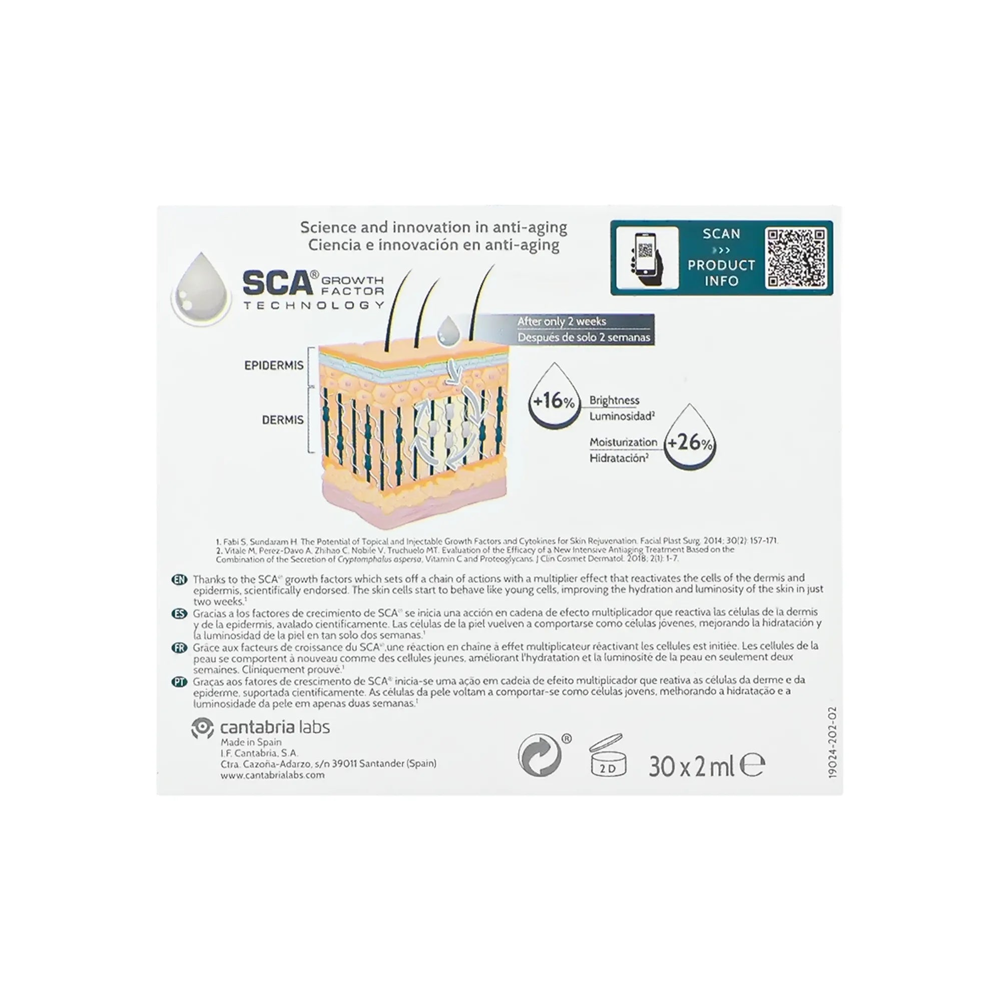 كانتابريا اندوكير راديانس سي 20 امبولات