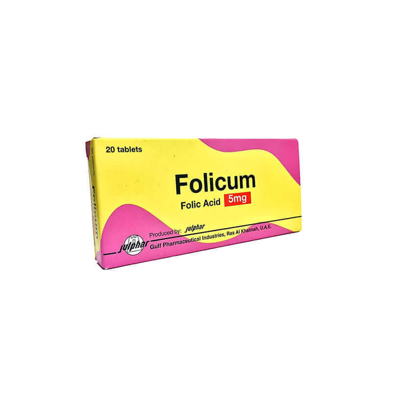 Folicum  5 Mg 20 tablets