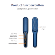 Massage Comb Phototherapy Comb LJ-200 لعلاج مشاكل الشعر    