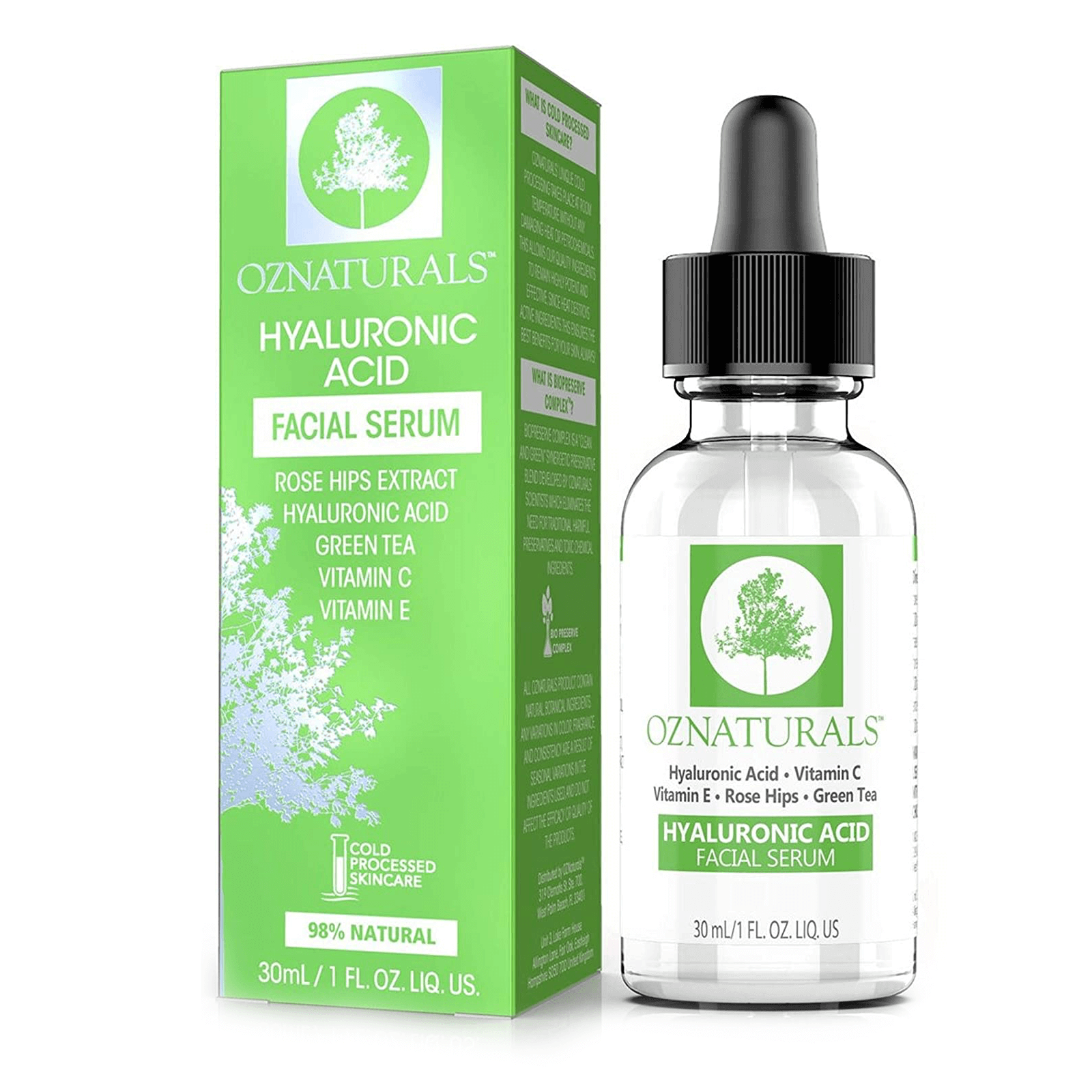OZ Naturals Hyaluronic Acid Serum 30ml