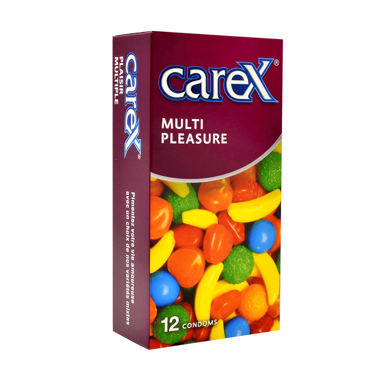 Carex Multi Pleasure Condoms 12'S for maximum protection