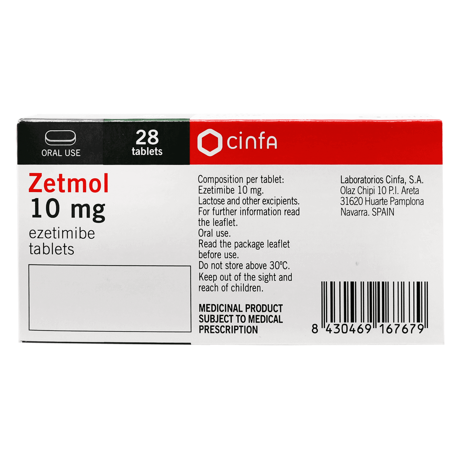 Zetmol 10 mg 28 Tabs