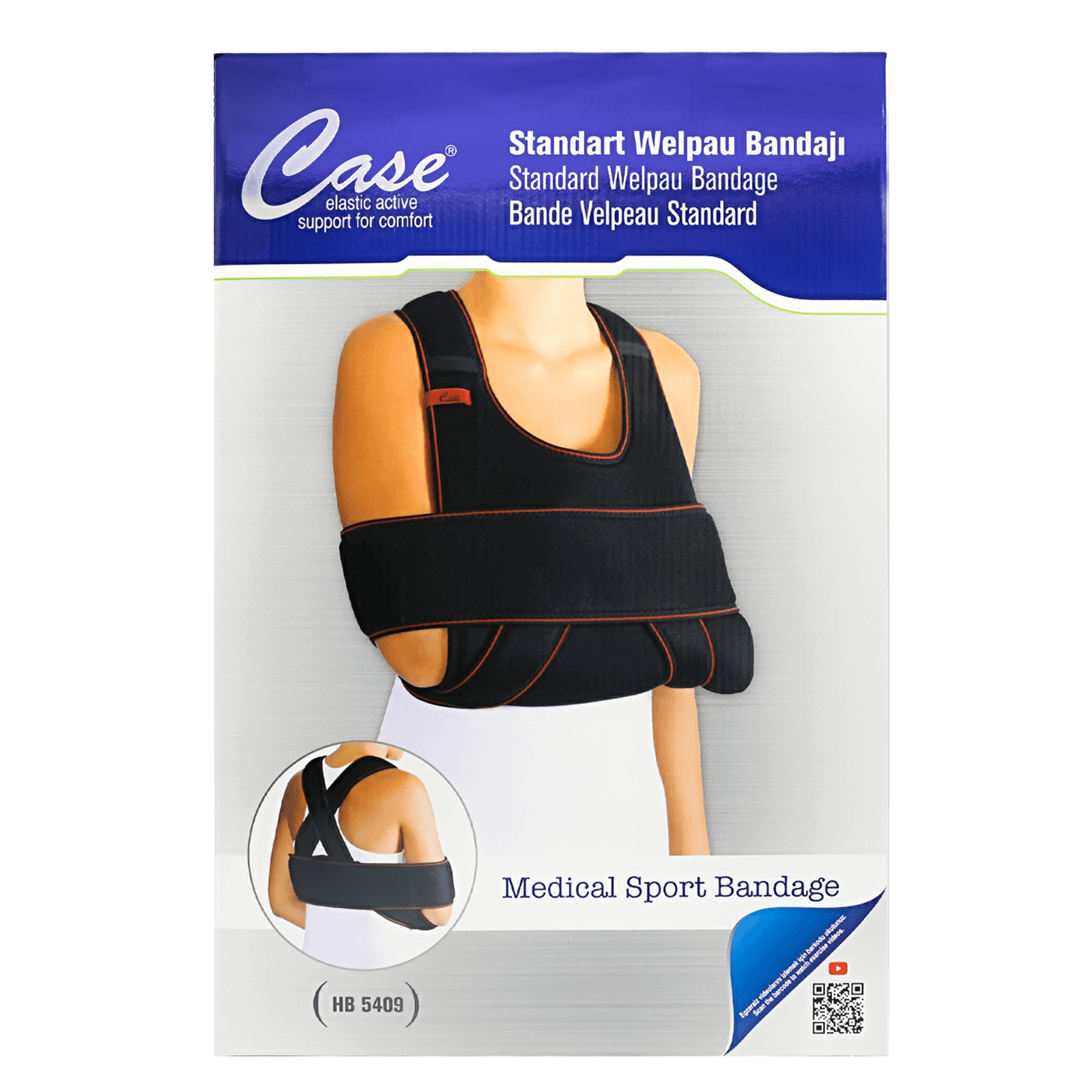 Case Shoulder Standard Welpau Bandage  L-XXL
