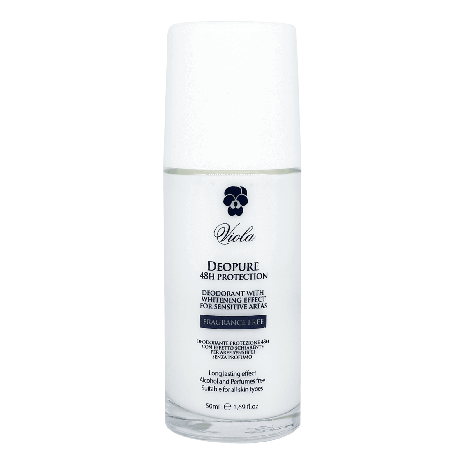 Viola Whitening Deodorant For Sensitive Areas Fragrance Free 50 ml