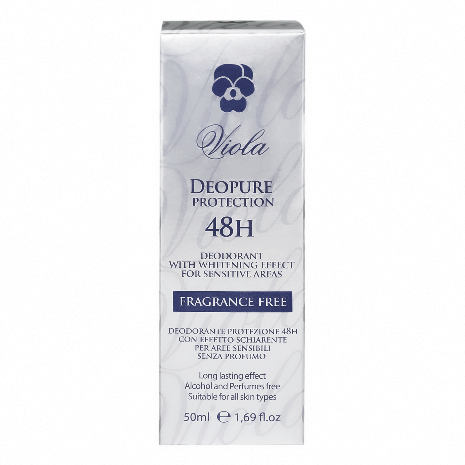 Viola Whitening Deodorant For Sensitive Areas Fragrance Free 50 ml