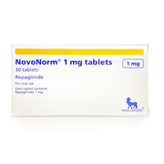 Novonorm 1mg 30 Tablets