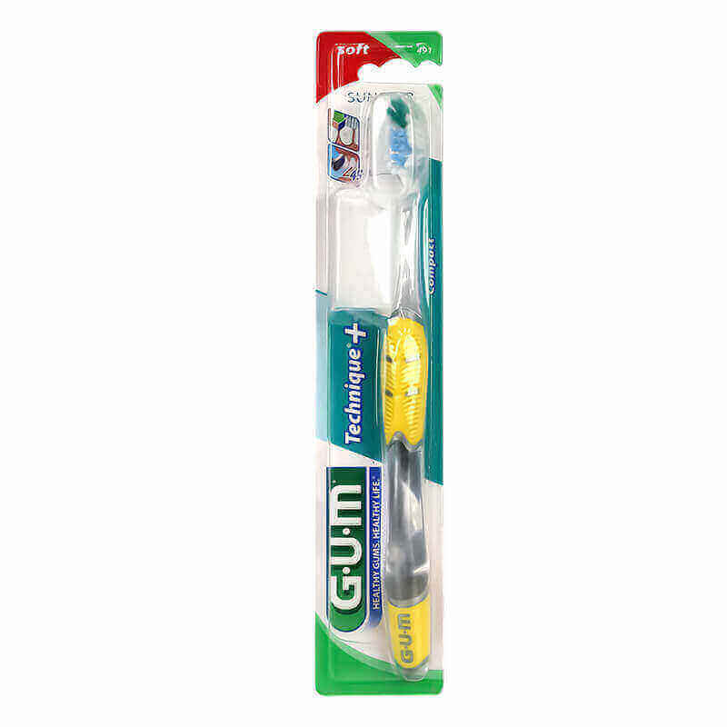 Butler Gum Technique Plus Compact Toothbrush Soft 1 Pc – Aldawaeya Pharmacy