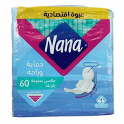 نانا فوط صحية حماية وراحة ماكسي سميكة طويلة 60 فوطة    