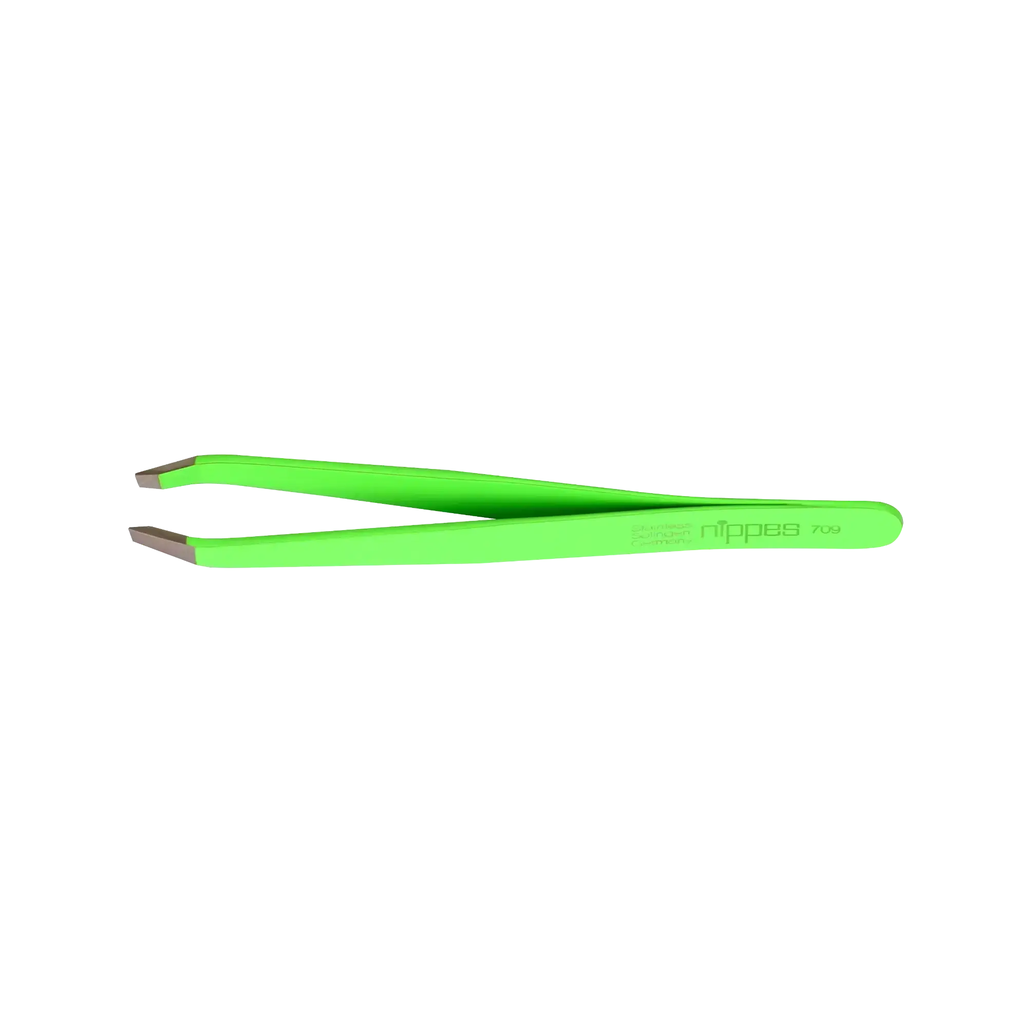 Nippes Tweezer Bent Stainless Green