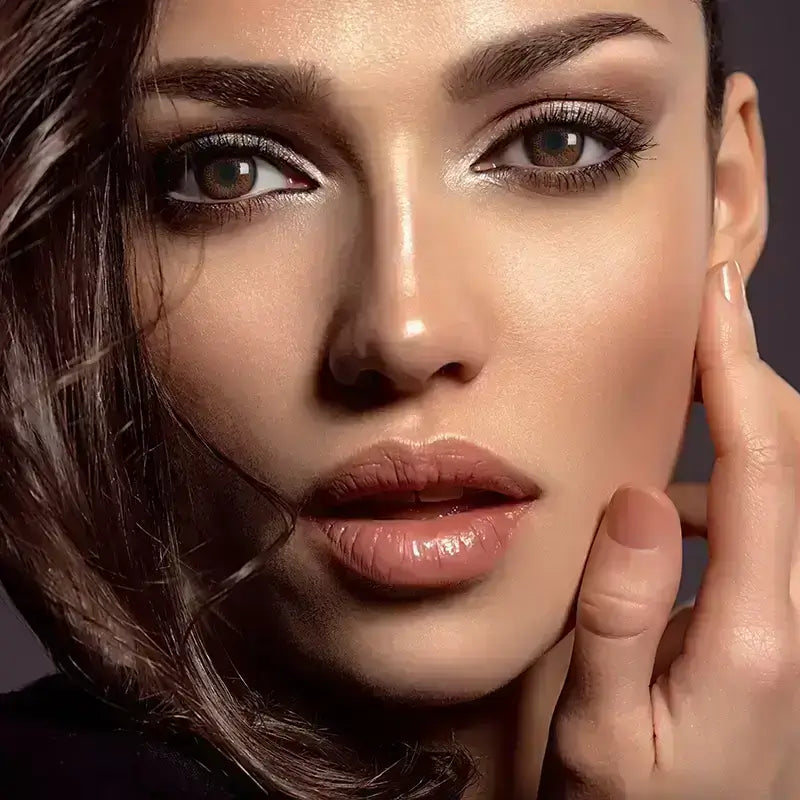 فانتاسي عدسات ملونة انجل هازل (لمدة شهر)   