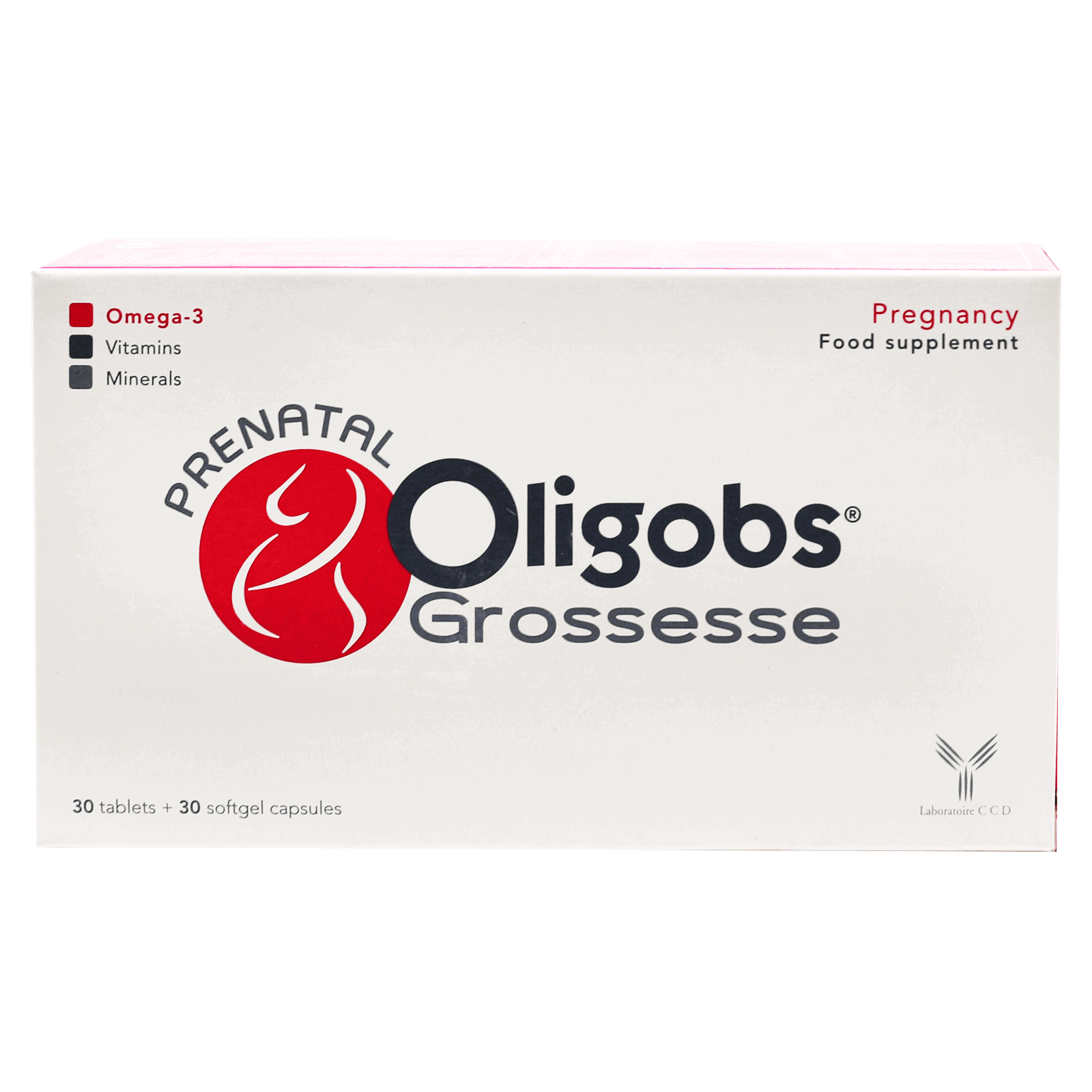 Oligobs Grossesse Pregnancy Omega3 30 Softgel + 30 Tabs vitamins & minerals