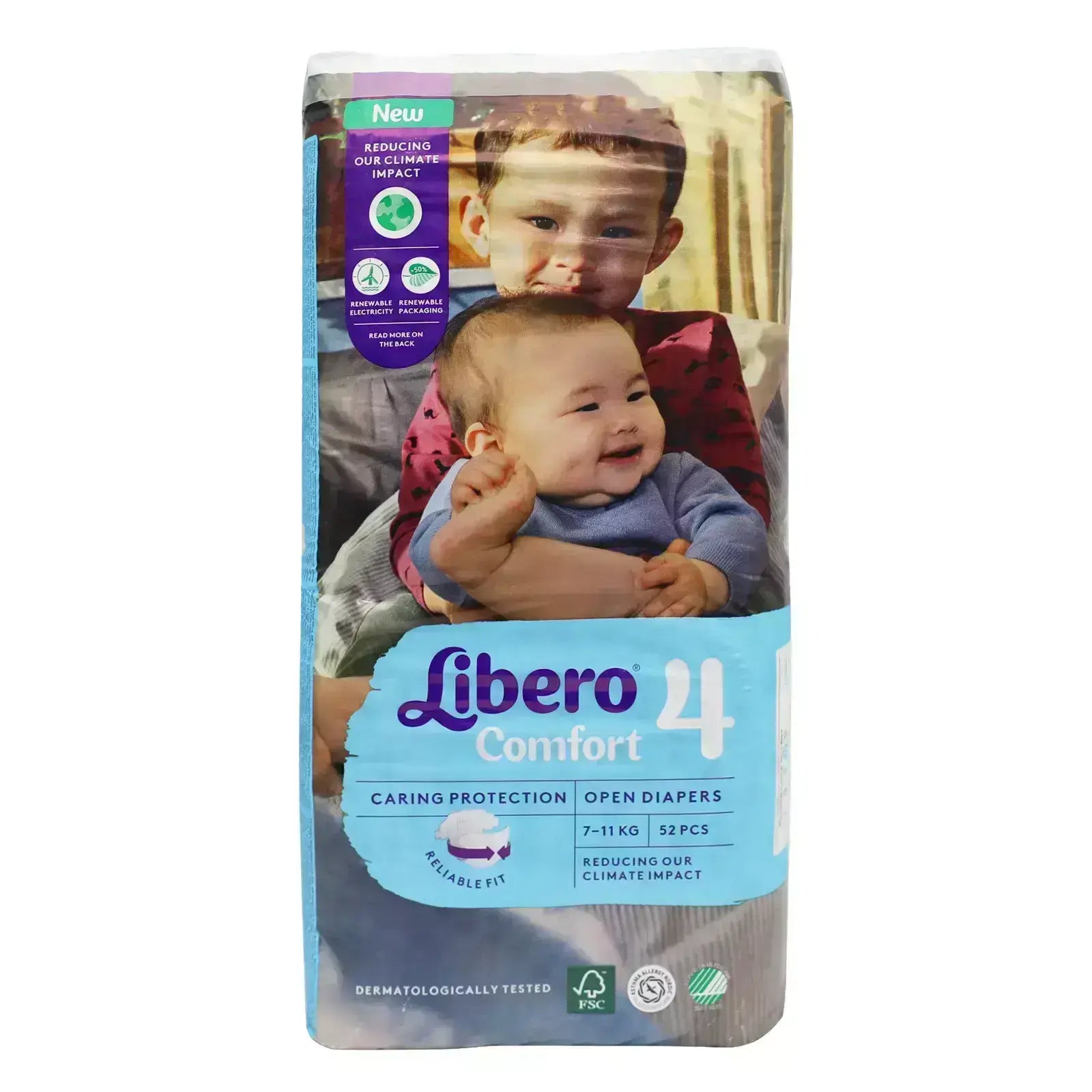 Libero Comfort 4 Maxi 7-11 Kg 52'S to prevent leakage