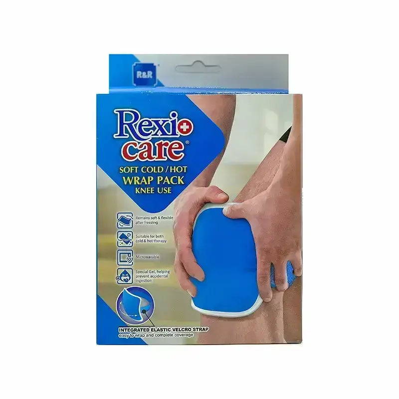 R&R Rexi Care Soft Cold / Hot Pack Knee Wrap (S) Sp-7215