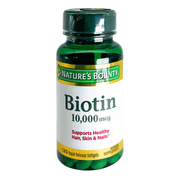 Natures Bounty Biotin 10,000 mcg Softgels 120'S