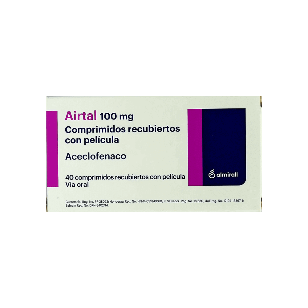 Airtal 100 mg 40 F/C Tabs