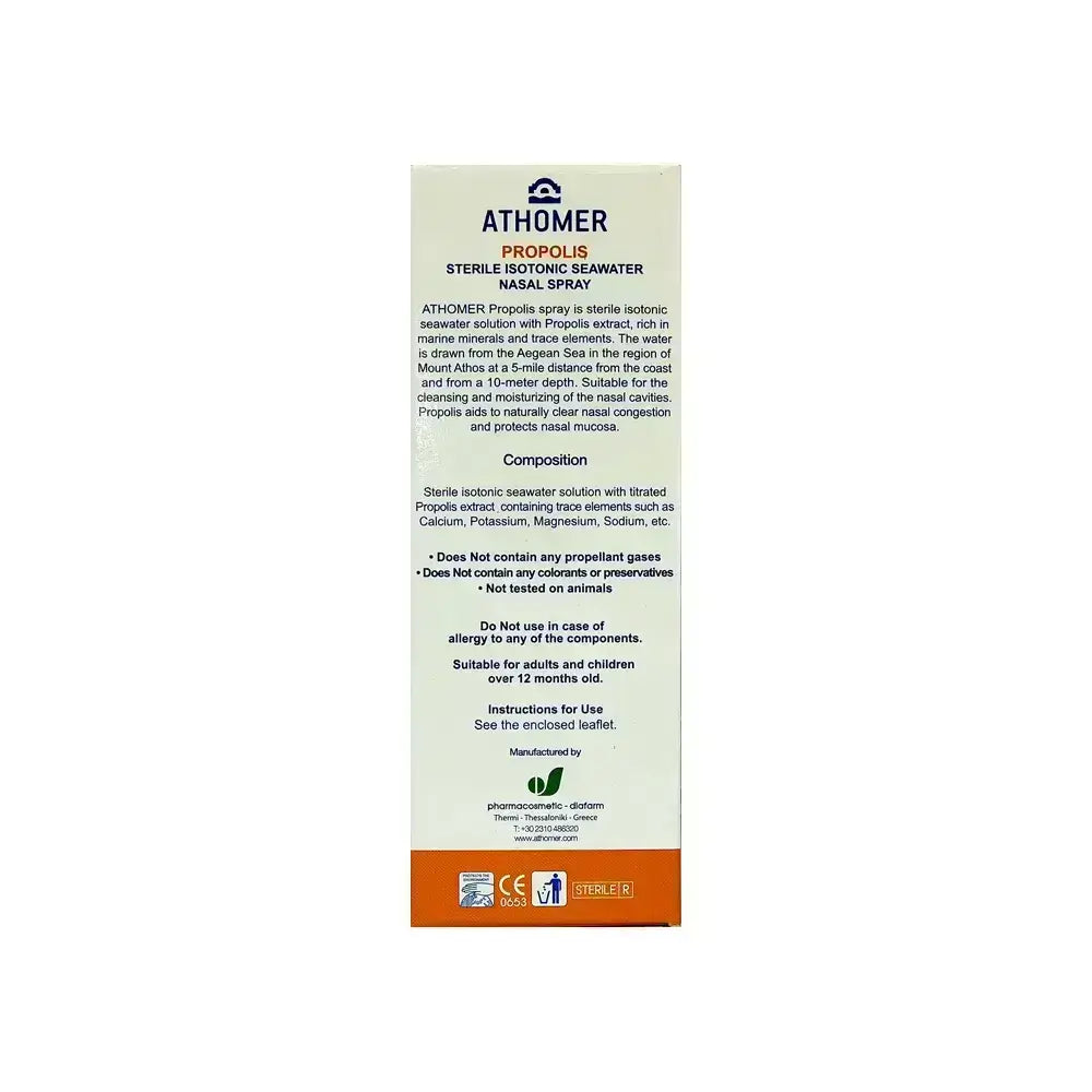 Athomer Isotonic Propolis Nasal Spray 150 ml