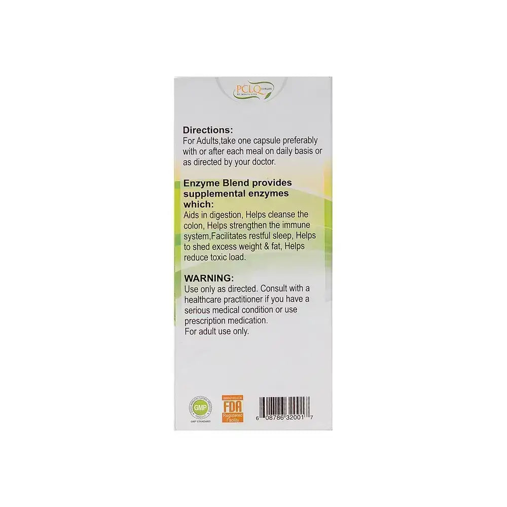 PCLQ Advance Digestive Enzymes 80 Caps