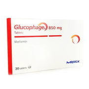 Glucophage 850 Mg 30 Tablets