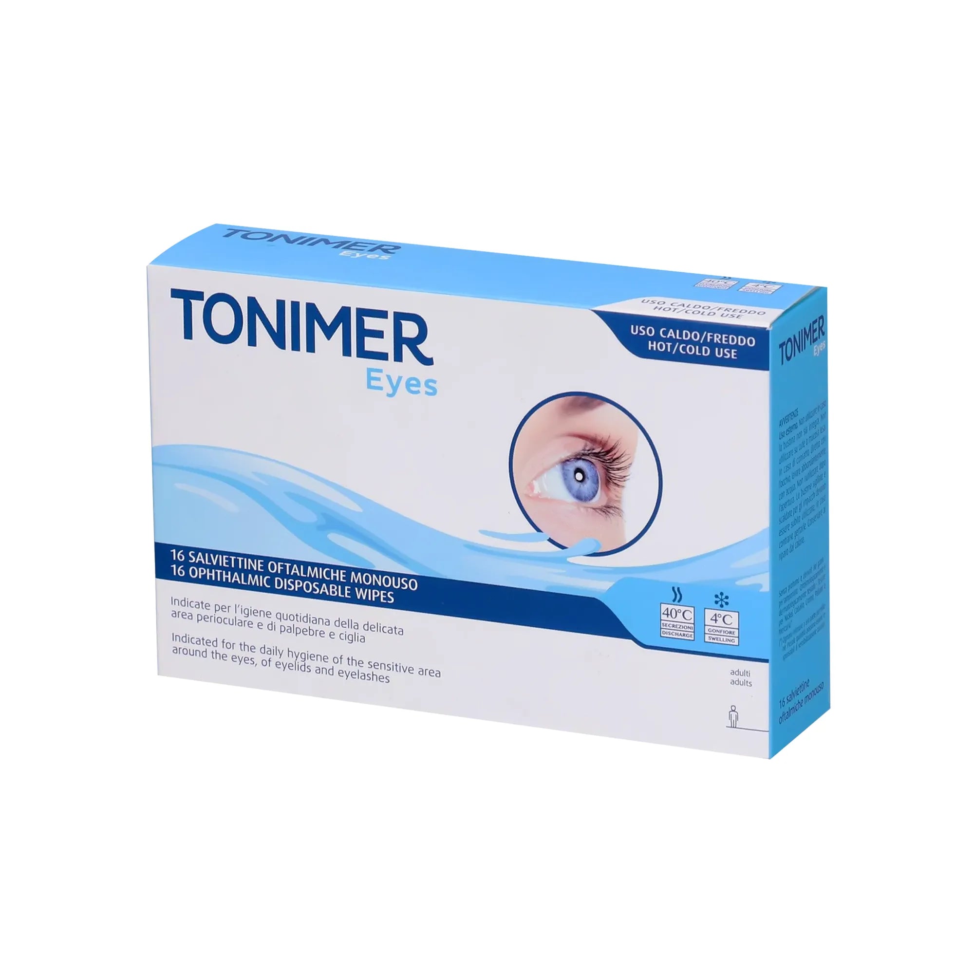 Tonimer Ophthalmic Wipes 16 Pcs