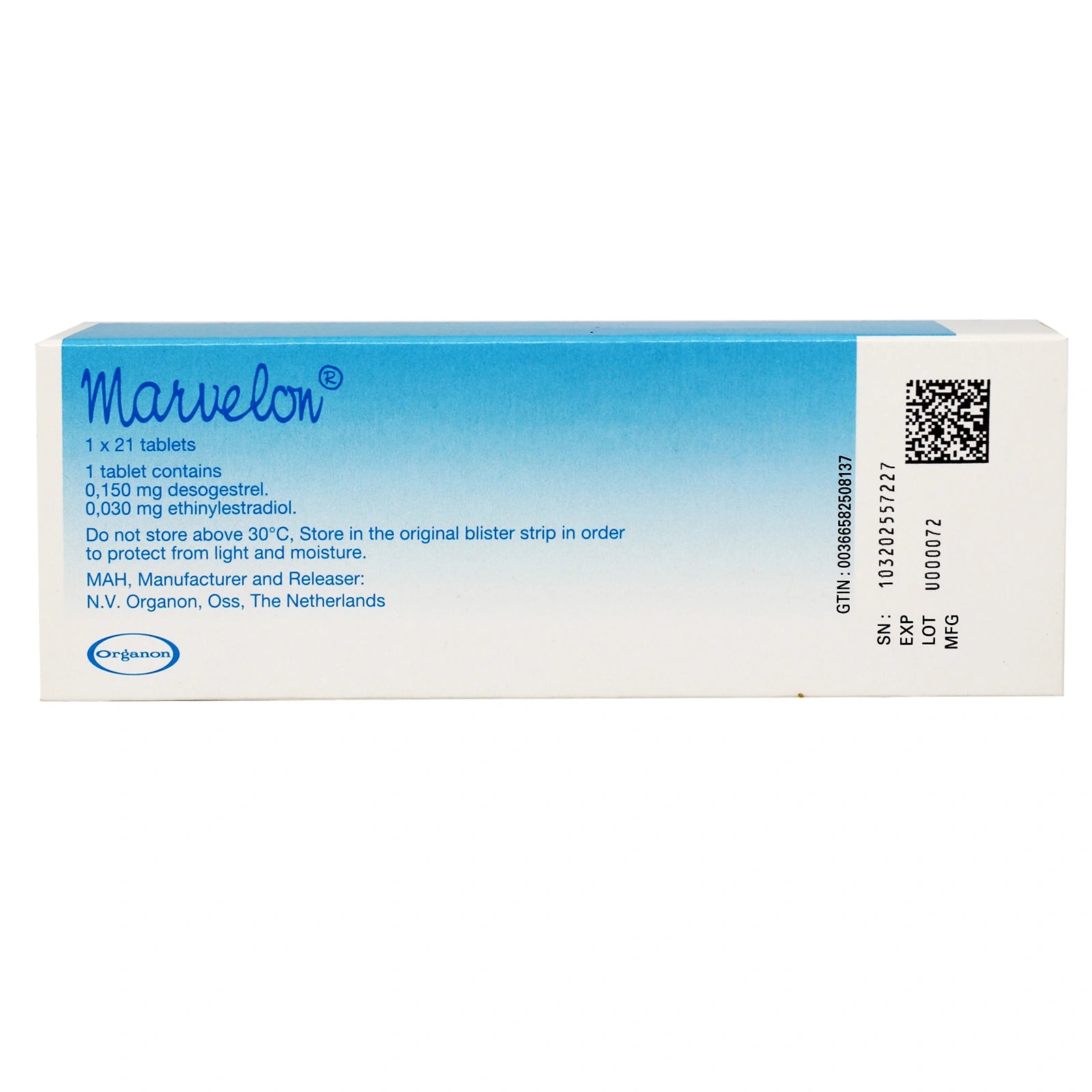 Marvelon Tabs 21'S  oral contraceptive