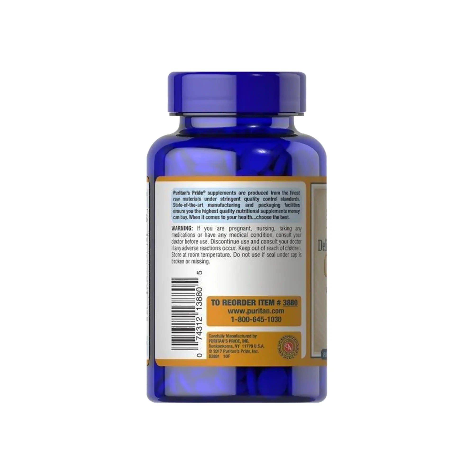 Puritan's Pride Vitamin C 500 mg 90 Chewable Tabs