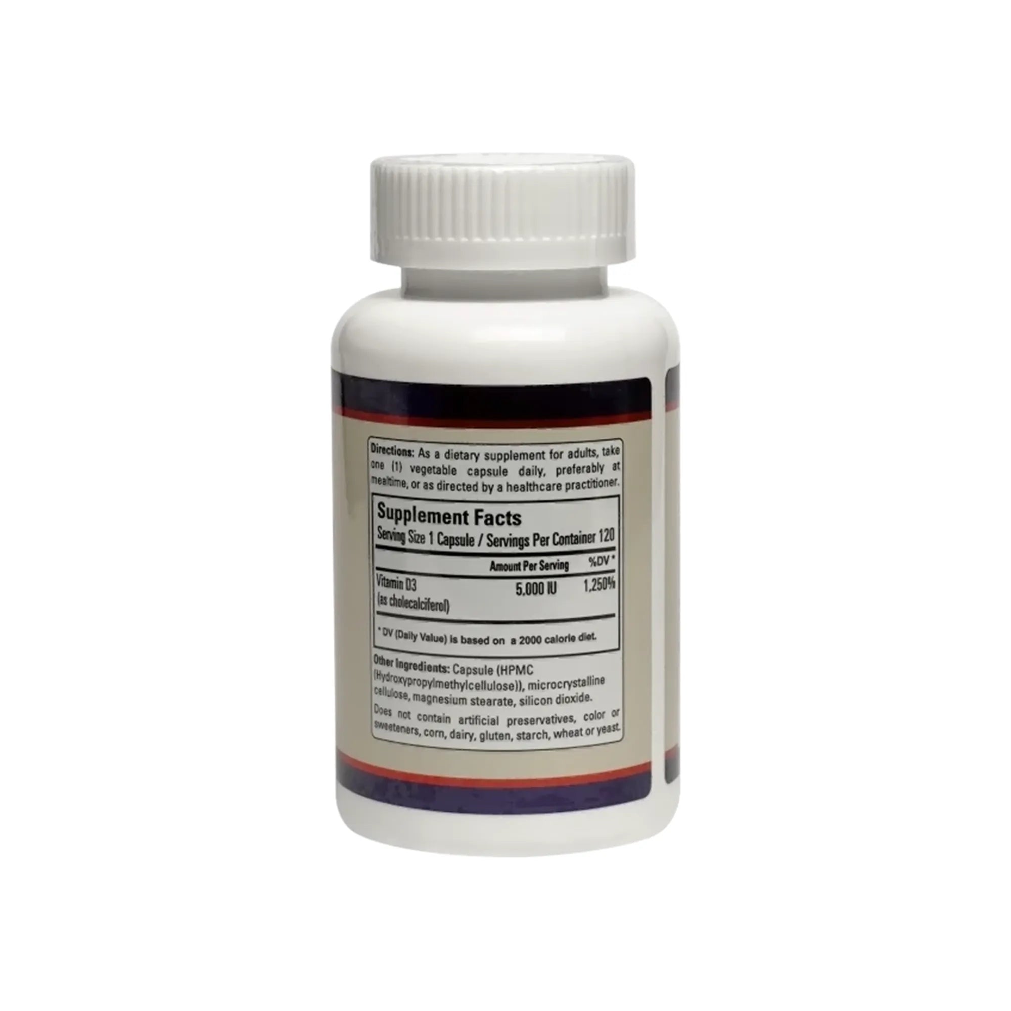 Medi Tech Vitamin D3 5000 IU 120 Veggie Caps