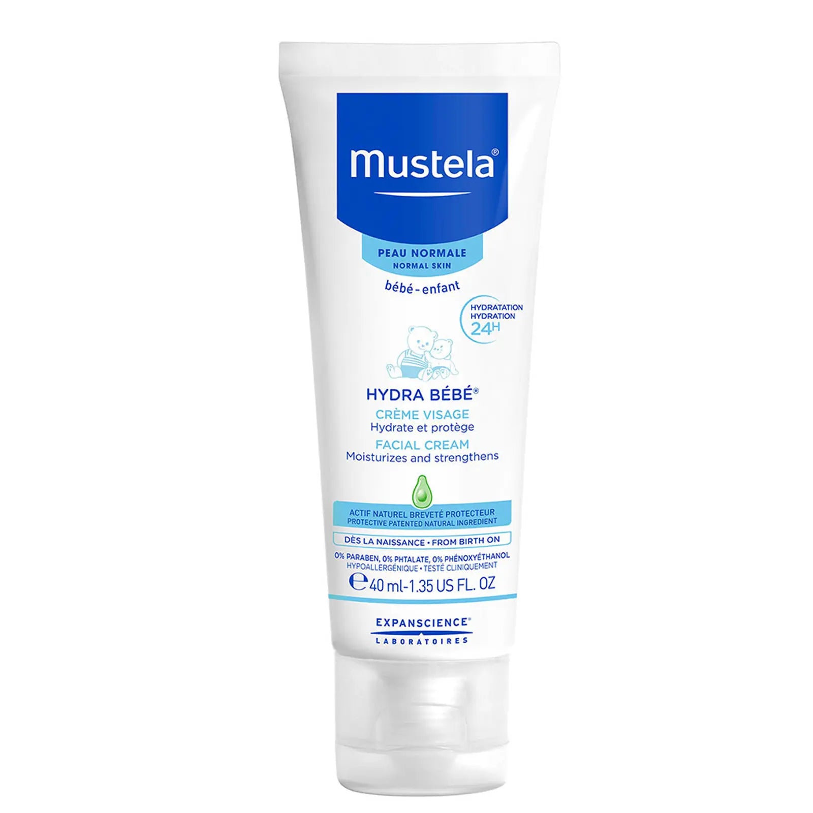 Mustela Hydra Babe Face Cream 40ml Babies moisturizer