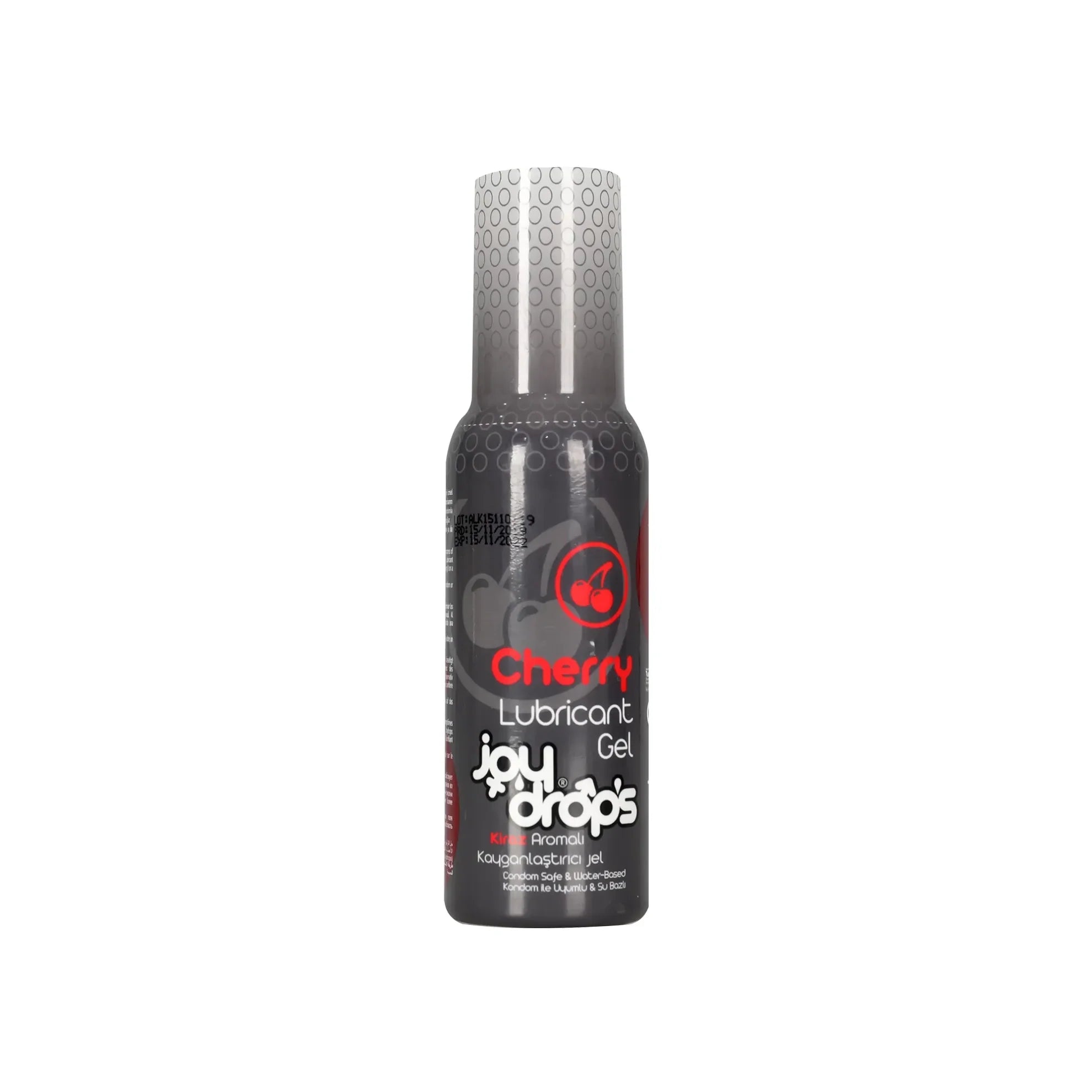 Joy Drops Cherry Lubricant helps eliminate symptoms of genital dryness