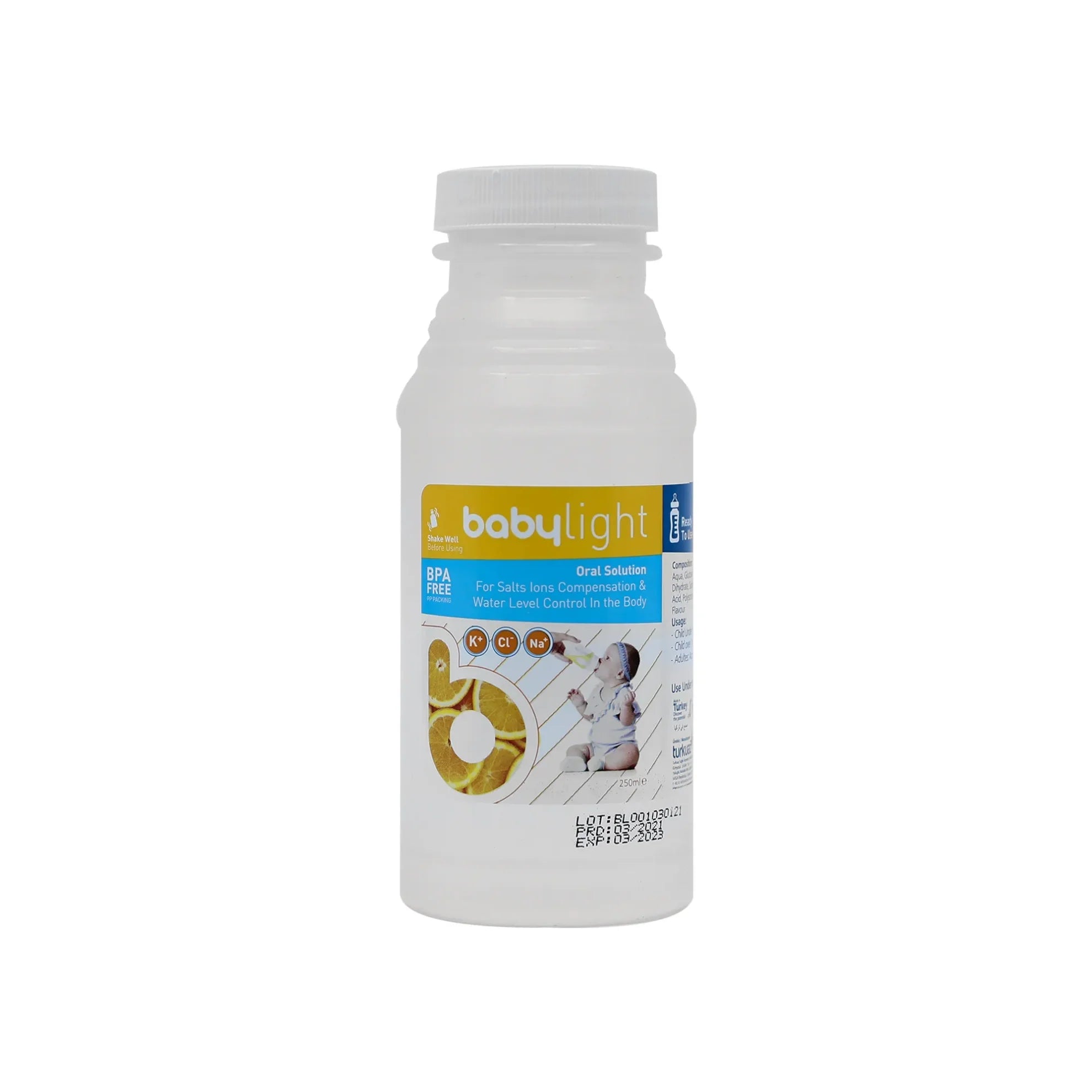 Konicare Babylight Oral Solution Orange Flvr 250ML prevent dehydration ...