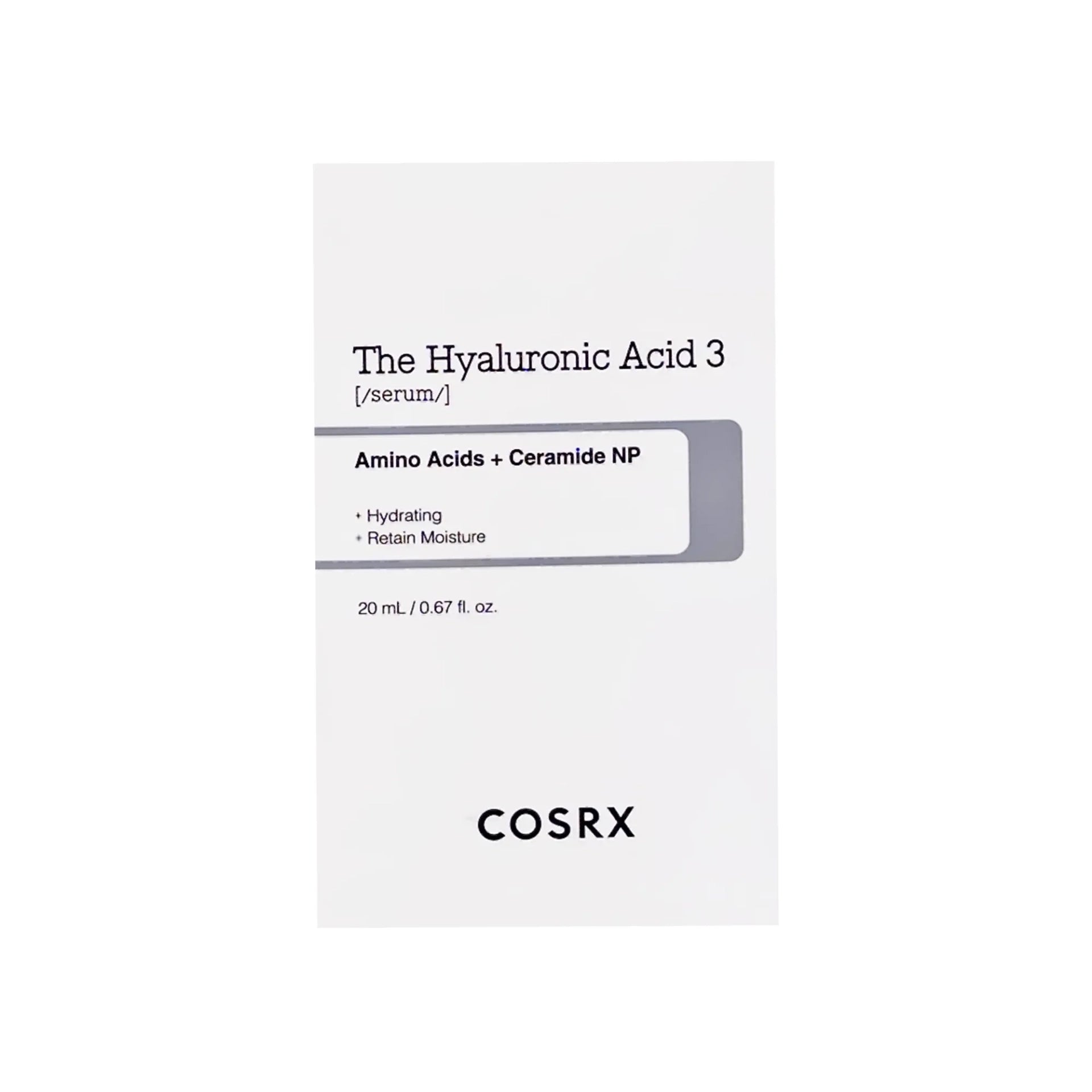 Cosrx The Hyaluronic Acid 3 Serum 20 ml