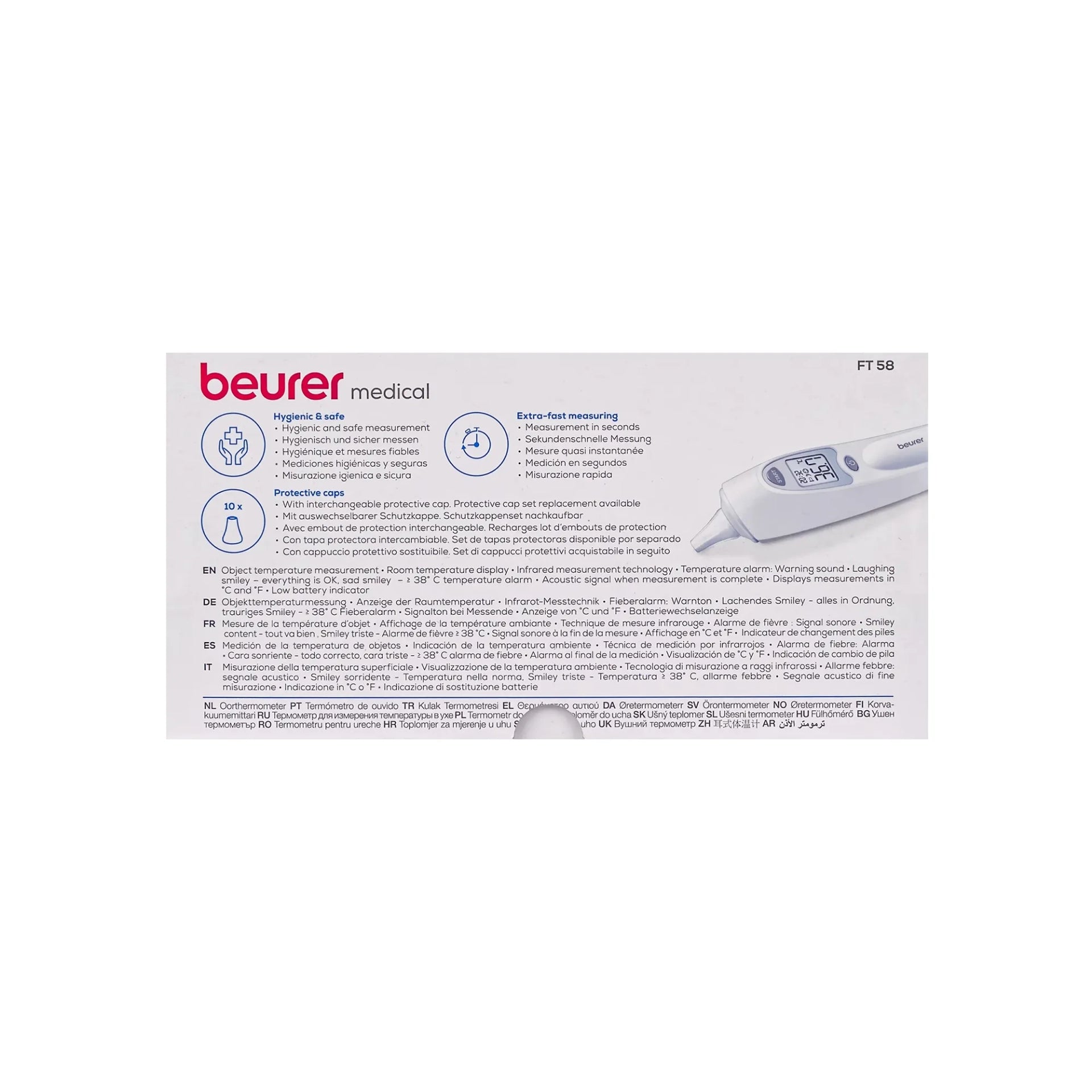 Beurer Ear Thermometer Ft 58